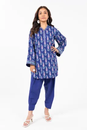 1 Pc Printed Khaddar Shirt 