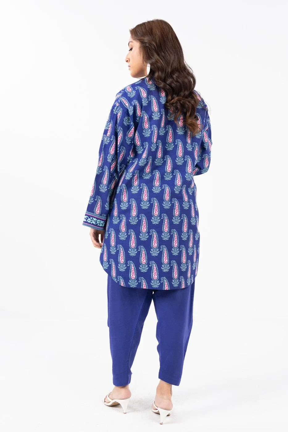 1 Pc Printed Khaddar Shirt 