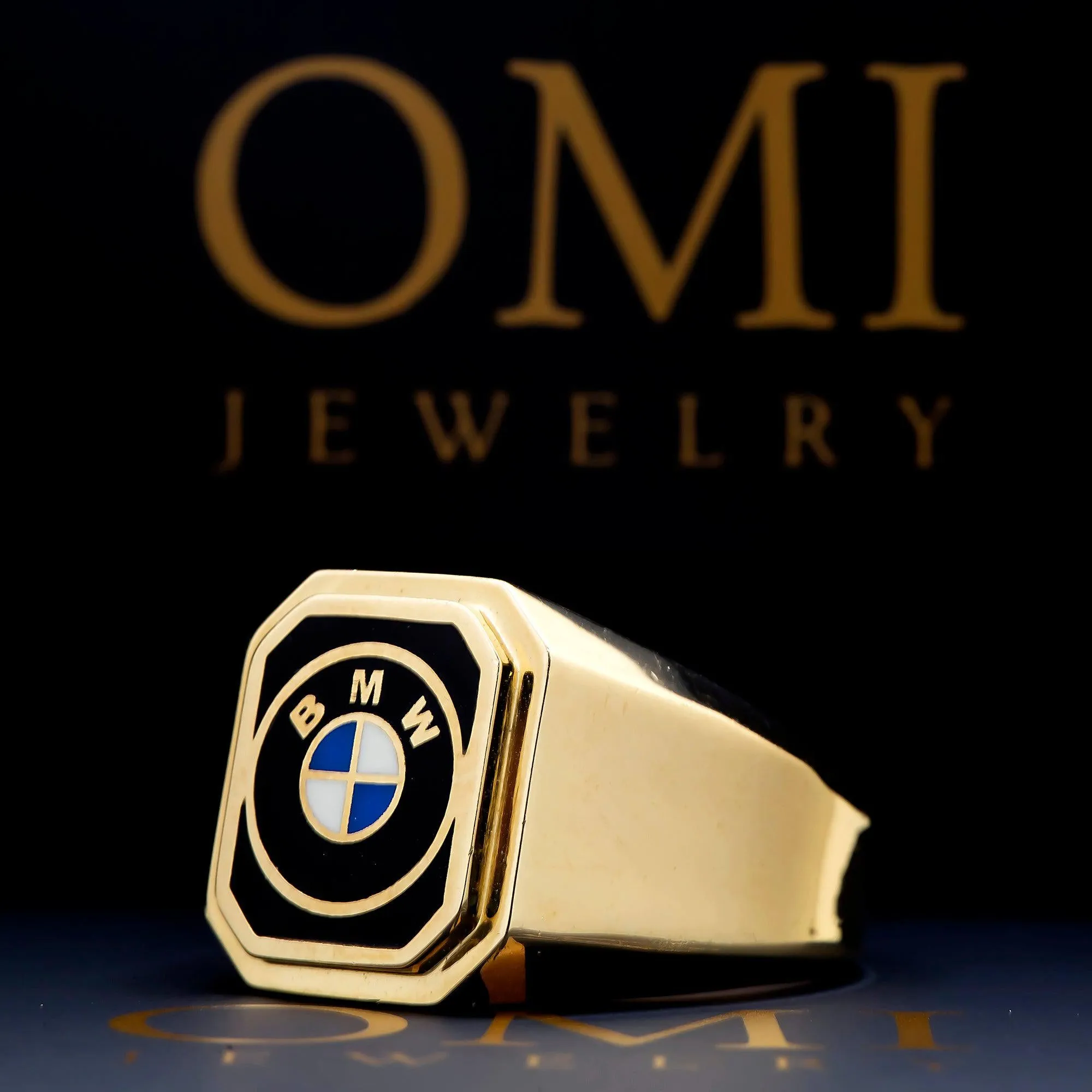 10K GOLD BMW RING 9.3G