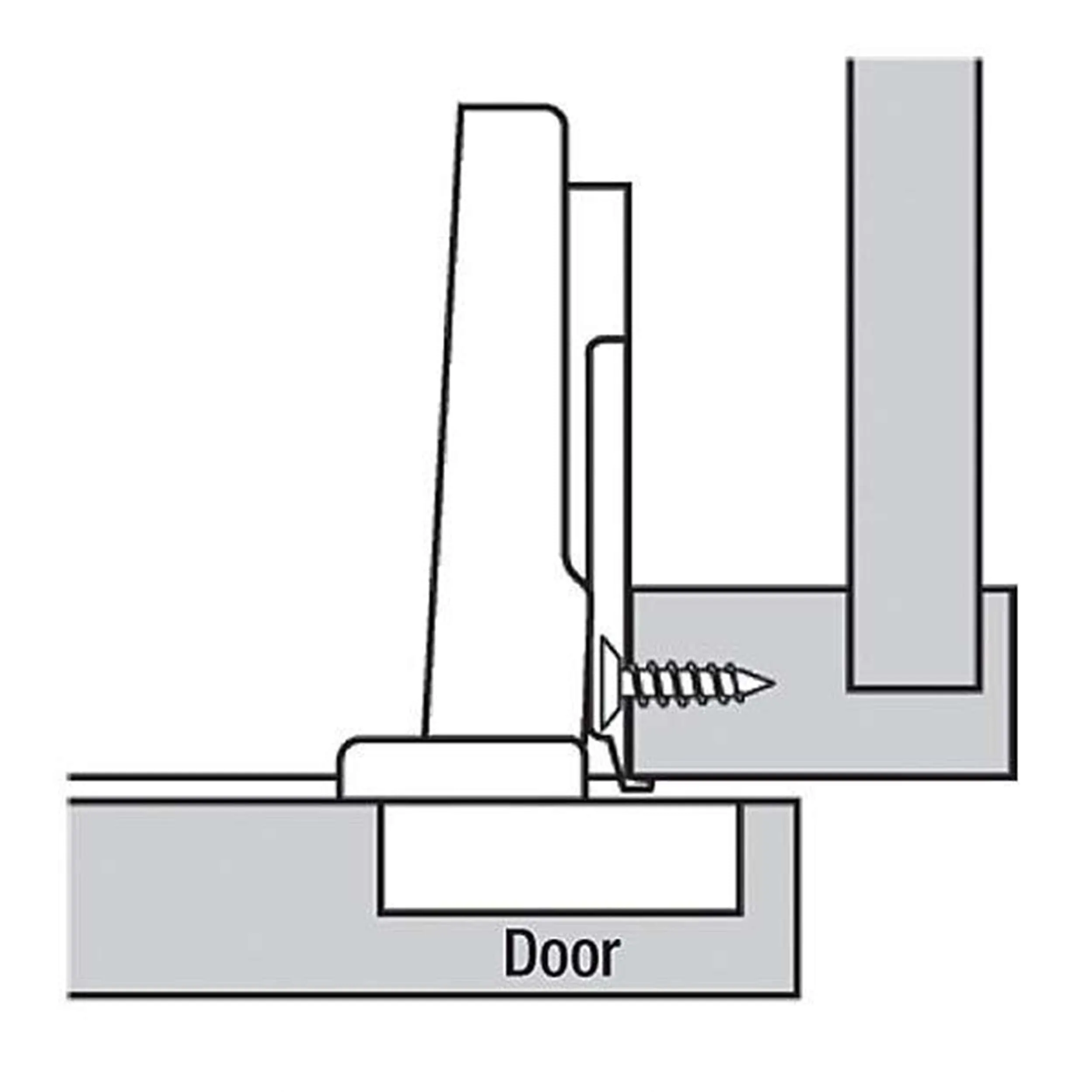 110° Face Frame Hinge - Pair