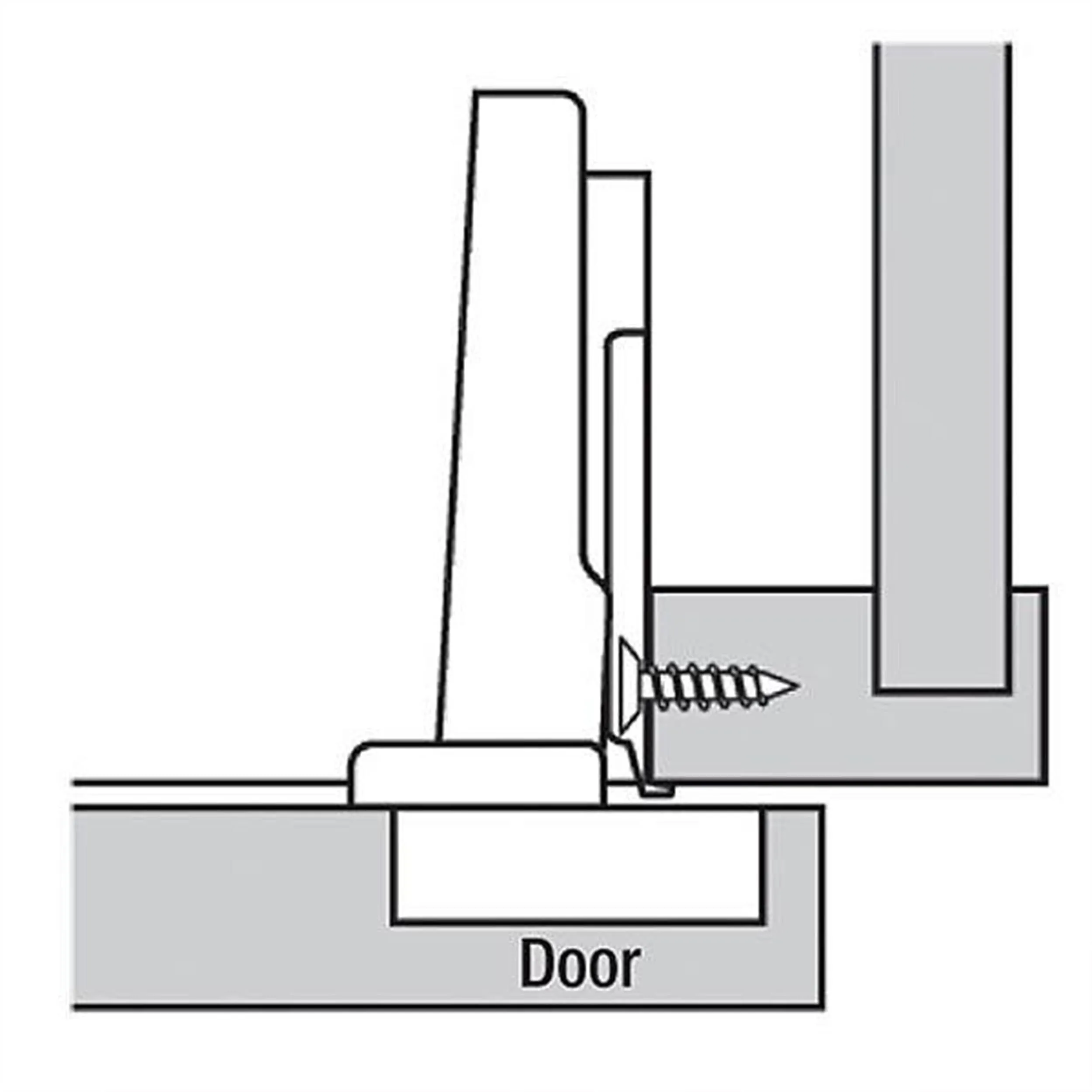 110° Face Frame Hinge - Pair