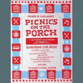 2017 Picnics on the Porch Poster