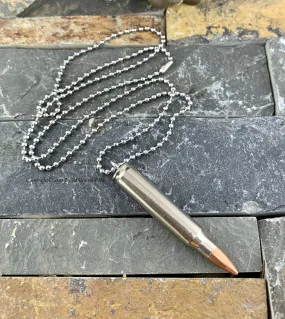 223 Nickel Bullet & Casing Necklace