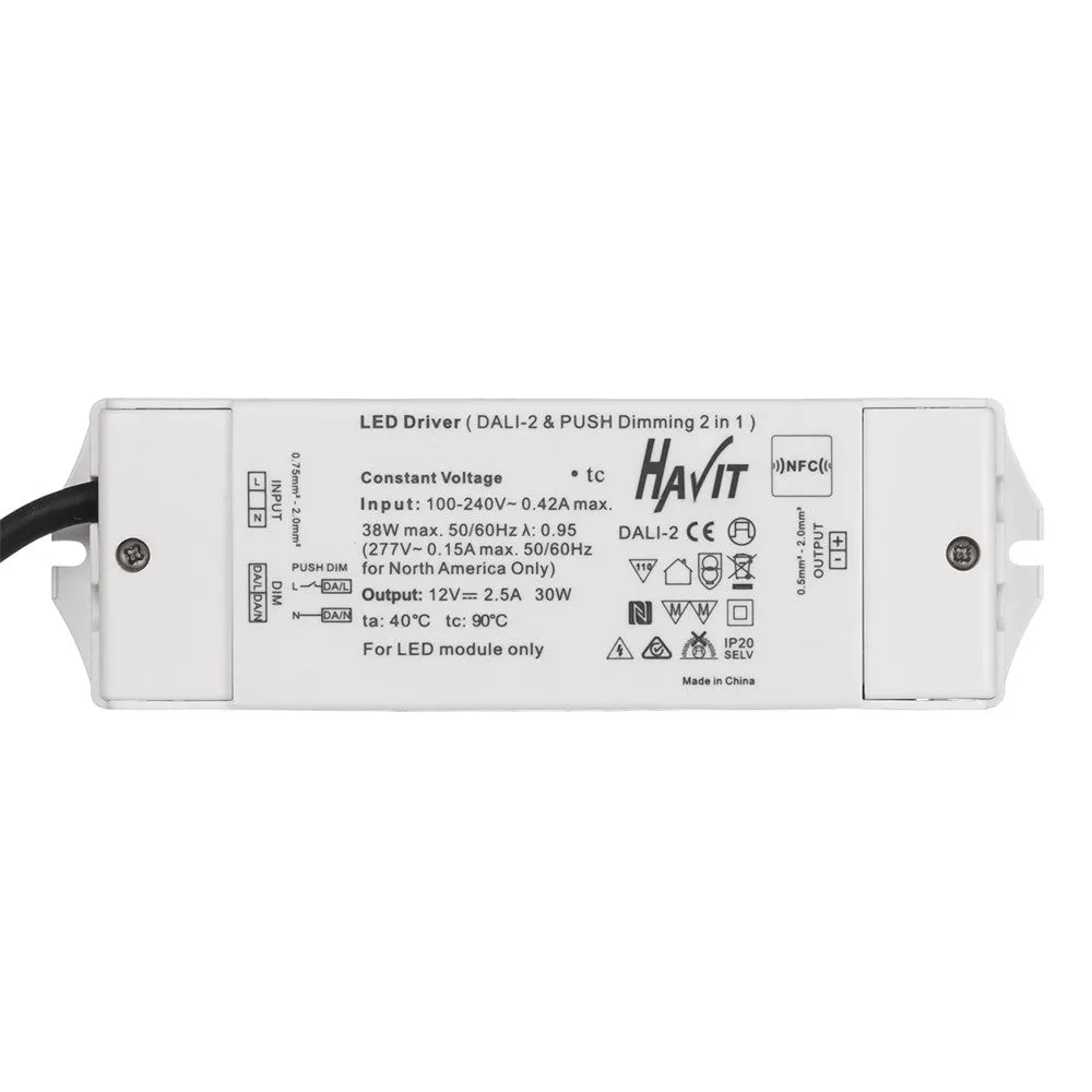 24V Dali   Push Dim Dimmable Led Driver In 30W/60W/100W/150W/200W Havit Commercial - Hcp-522X31