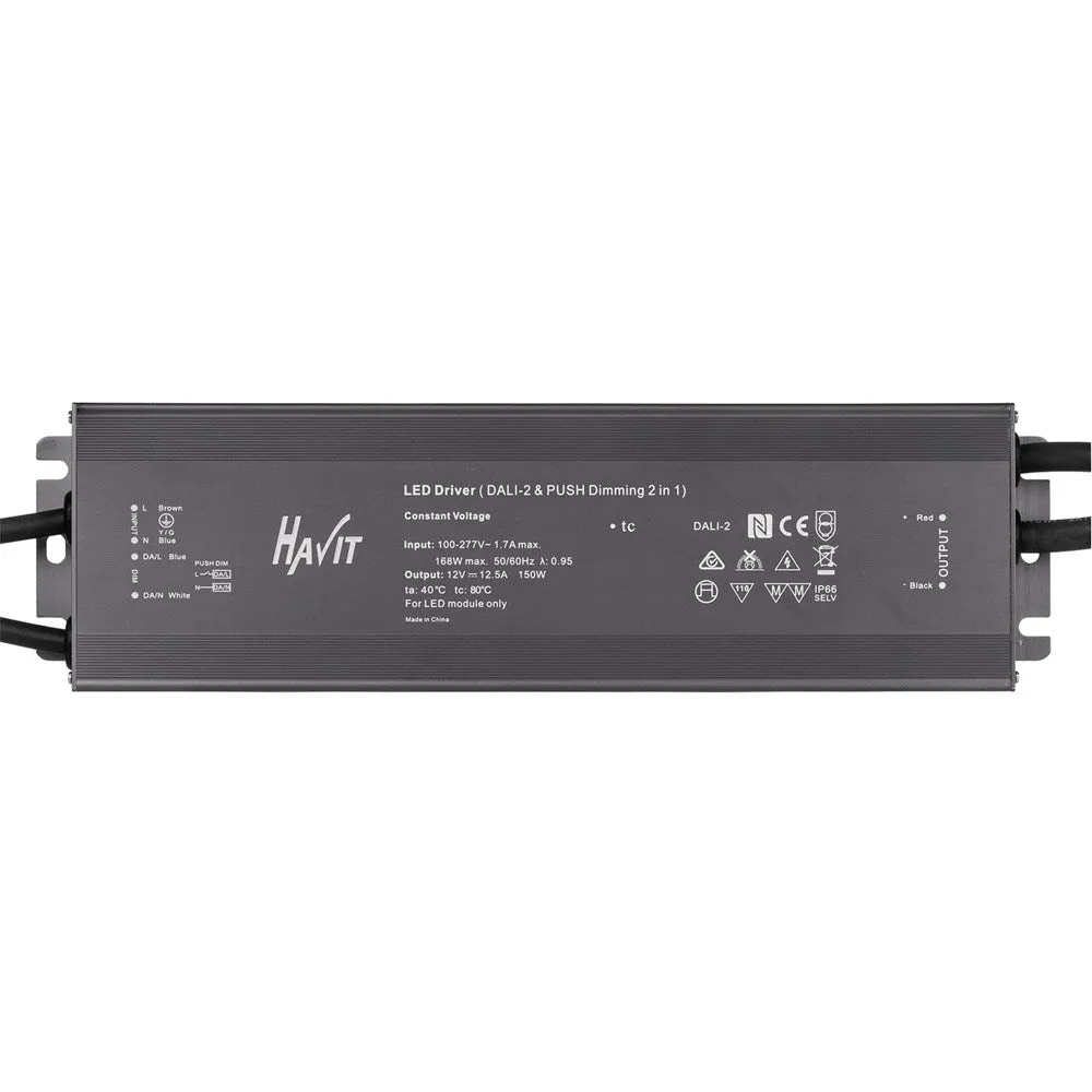 24V Dali   Push Dim Dimmable Led Driver In 30W/60W/100W/150W/200W Havit Commercial - Hcp-522X31