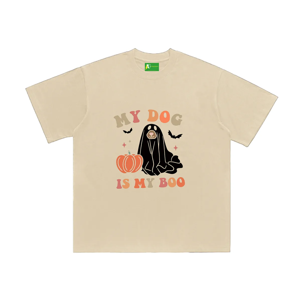 AG Halloween BOO Pumpkins And Ghosts T-Shirt