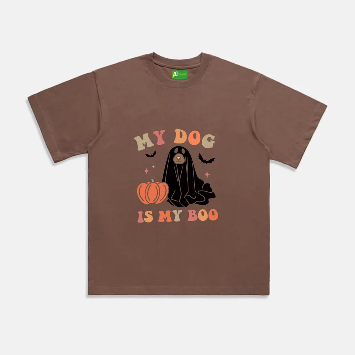 AG Halloween BOO Pumpkins And Ghosts T-Shirt