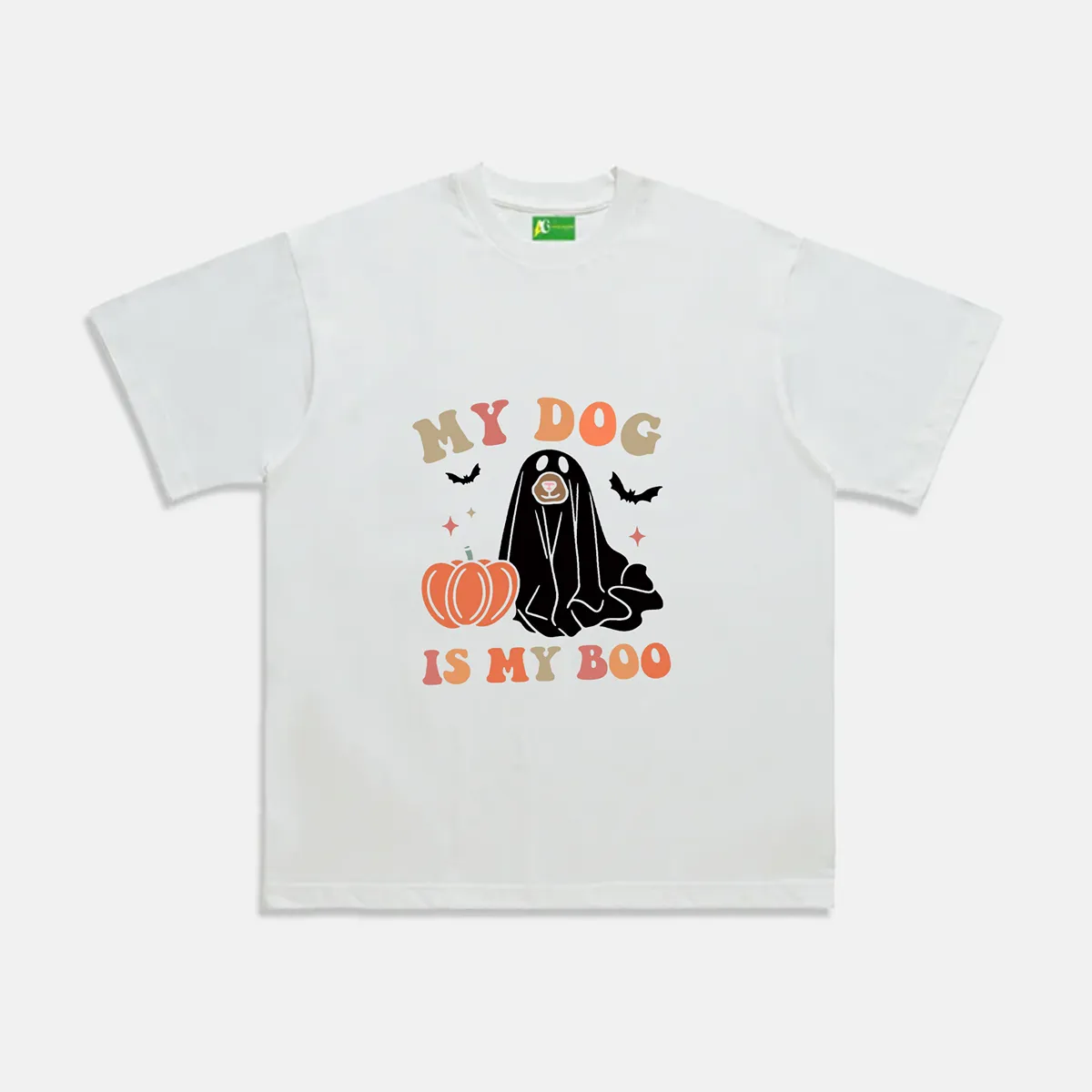 AG Halloween BOO Pumpkins And Ghosts T-Shirt