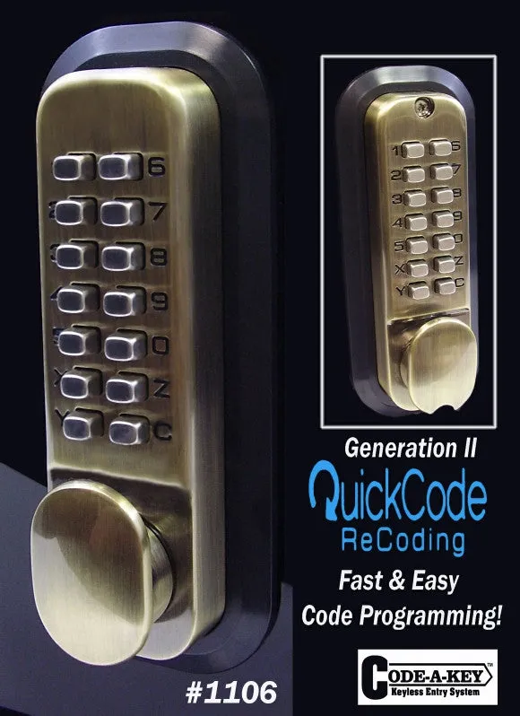 All-Weather Double Keypad Mechanical Keyless Door Lock