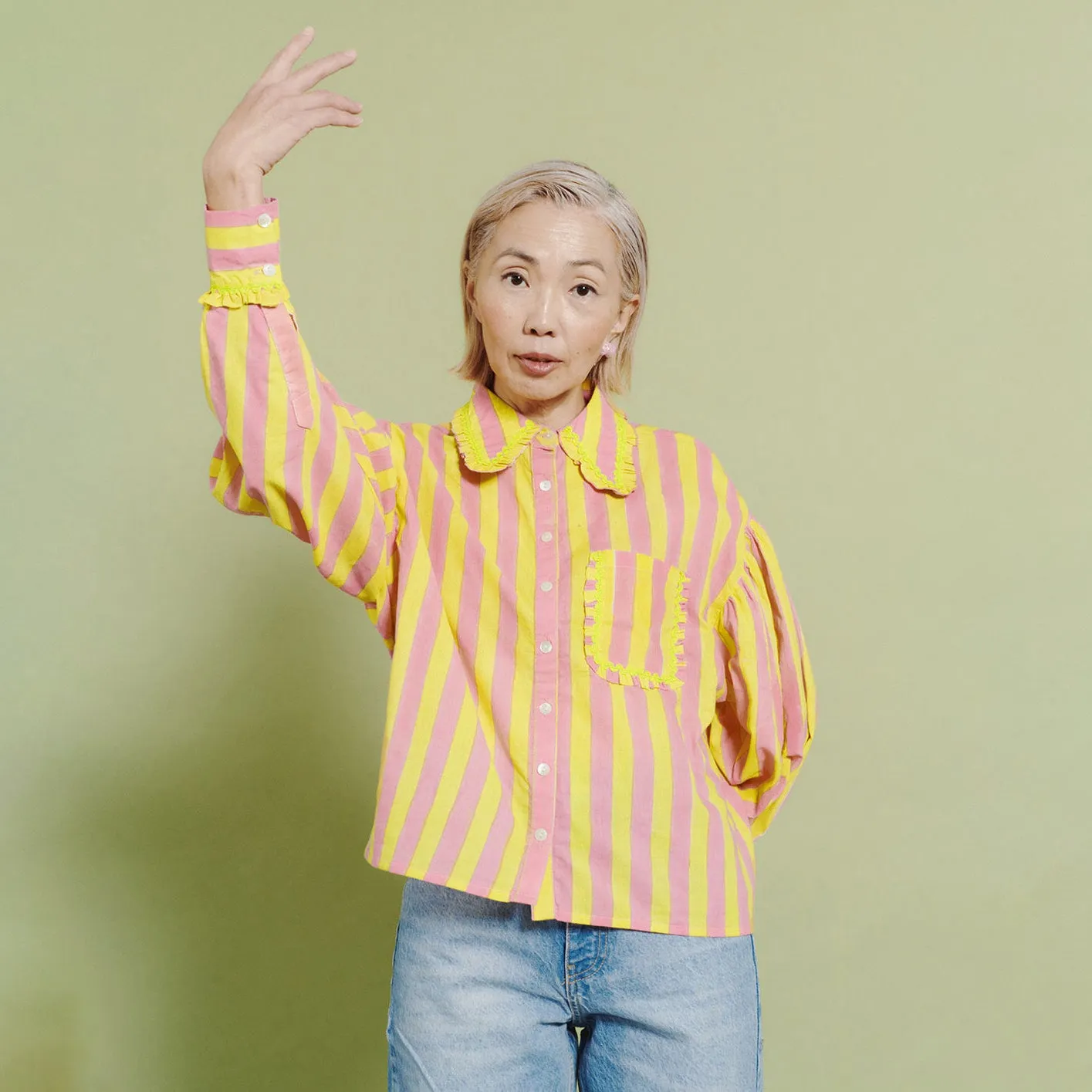 Autre Aura Striped Maia Blouse