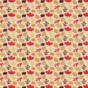 Autumn Leaves Patterned Adhesive Vinyl