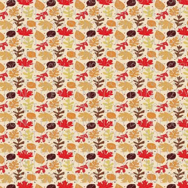 Autumn Leaves Patterned Adhesive Vinyl