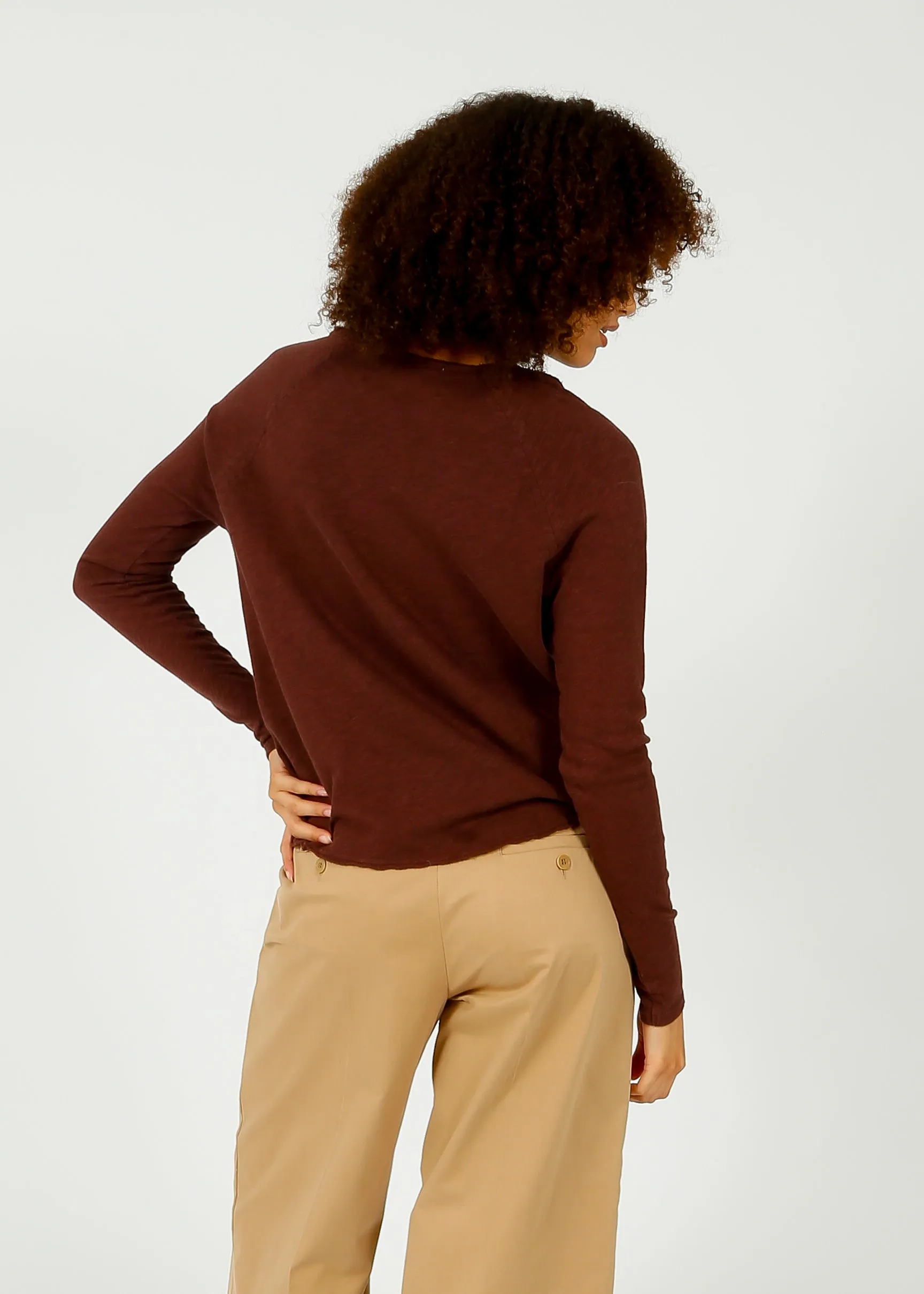 AV Sonoma 31 Long Sleeve Tee in Choco