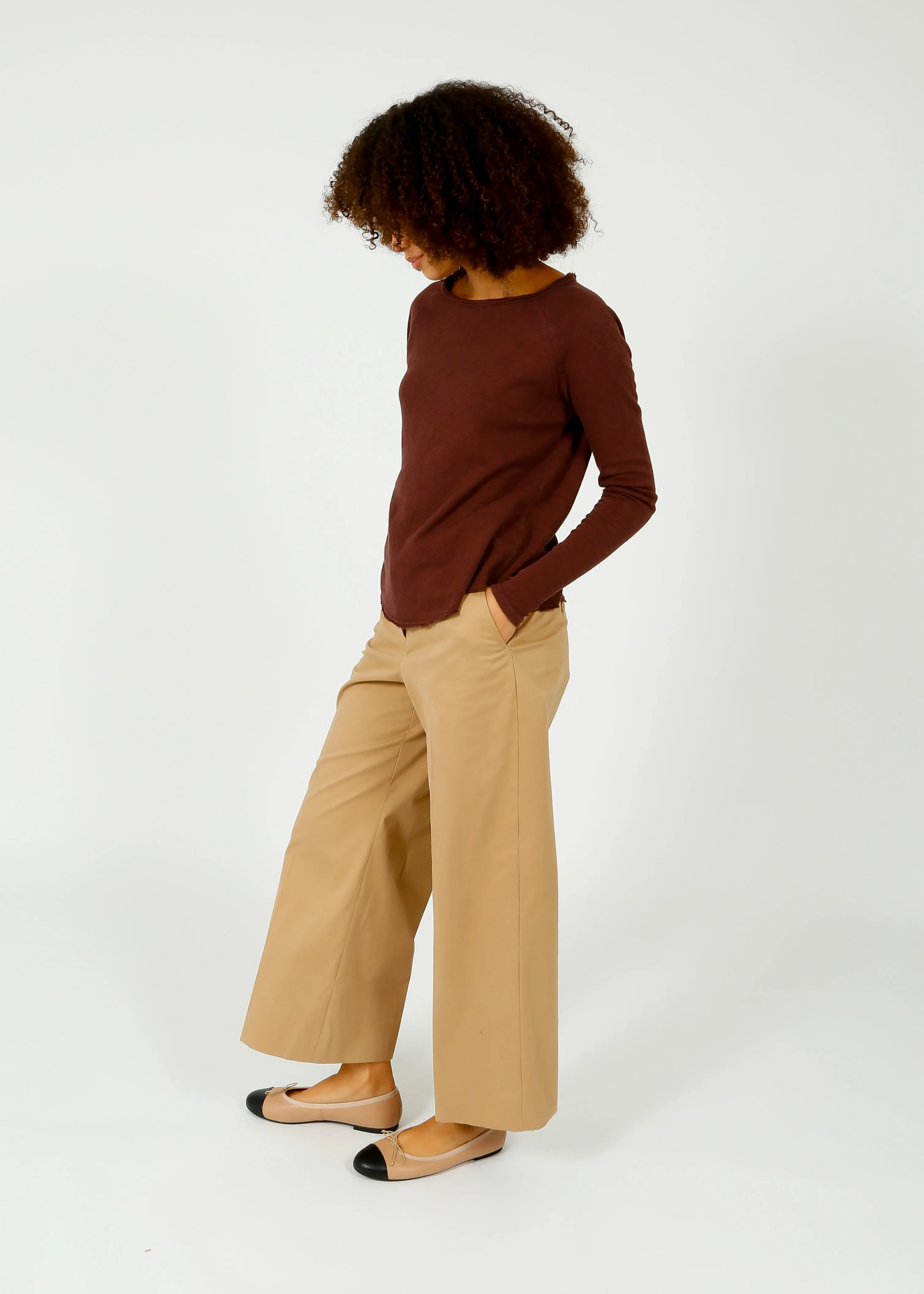 AV Sonoma 31 Long Sleeve Tee in Choco