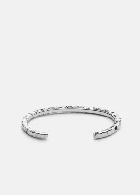 Bangle | Morph  | Thin Cuff   | Silver Plated