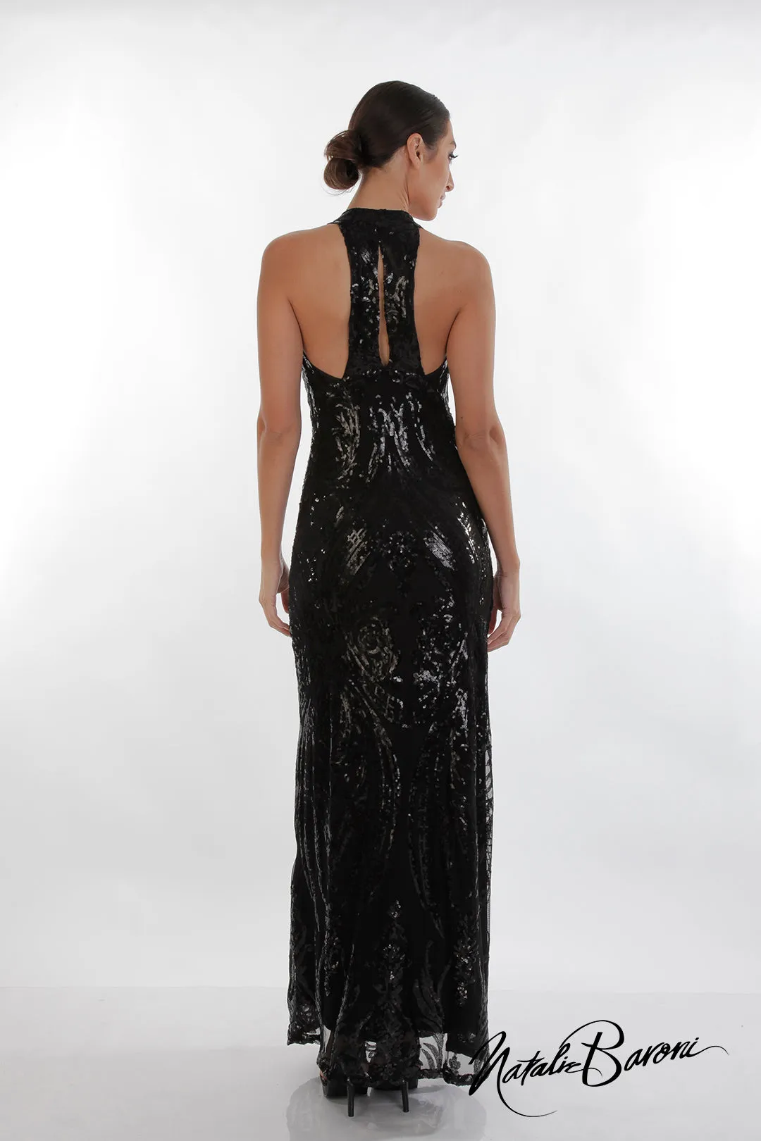 Black Evening Gown - La Scala