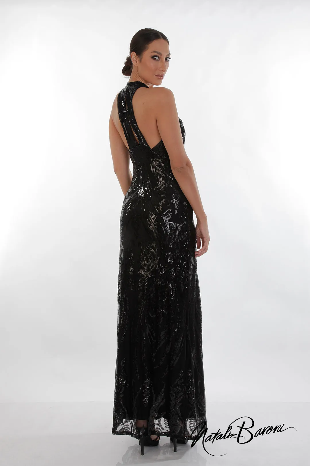 Black Evening Gown - La Scala