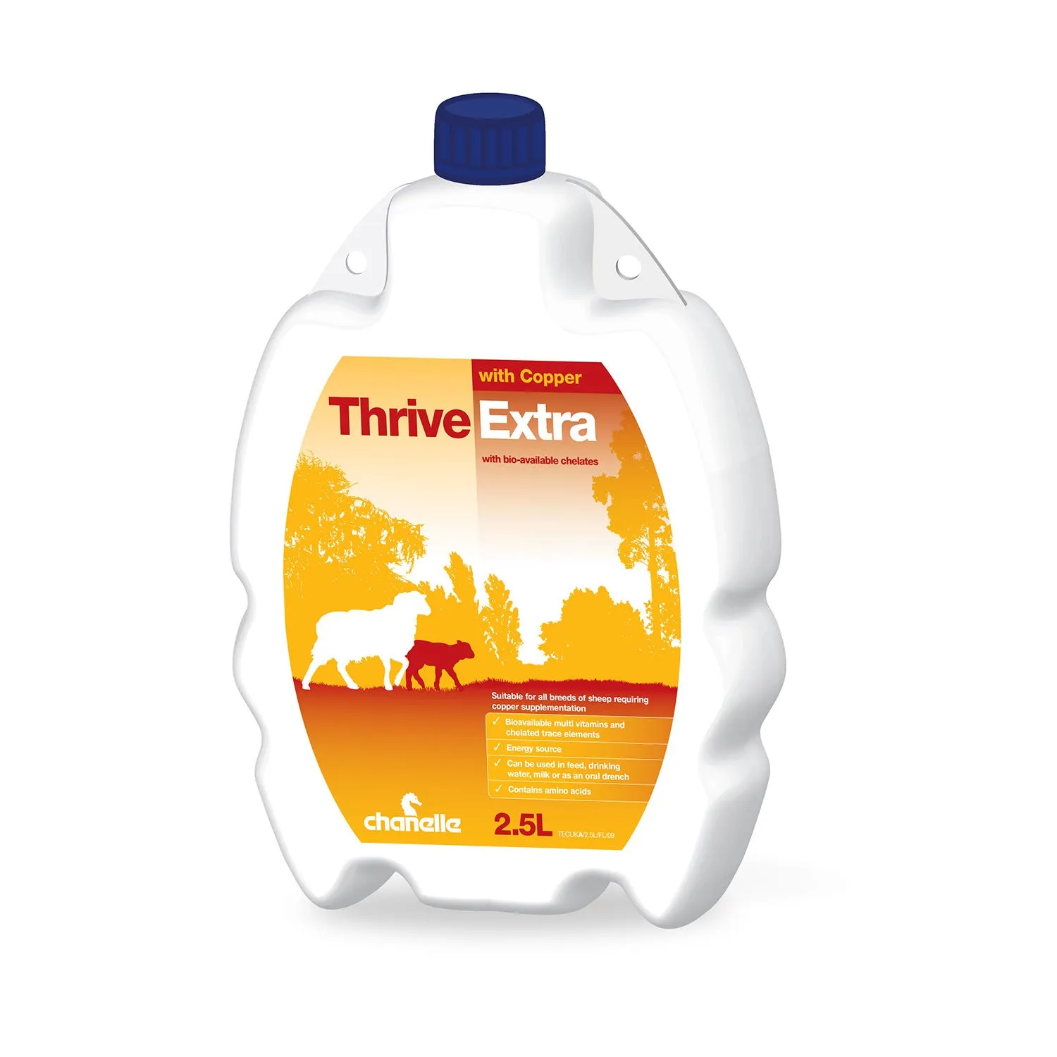 Chanelle Thrive Extra   Copper - 2.5 Lt