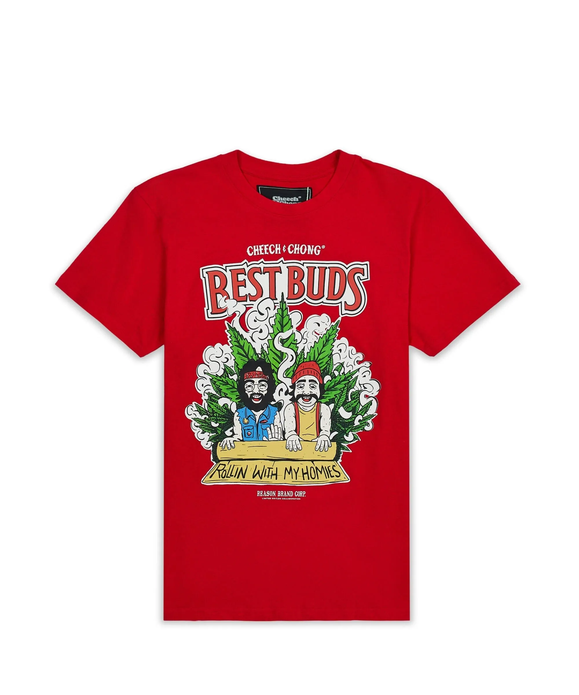 Cheech & Chong Best Buds Short Sleeve Tee - Red