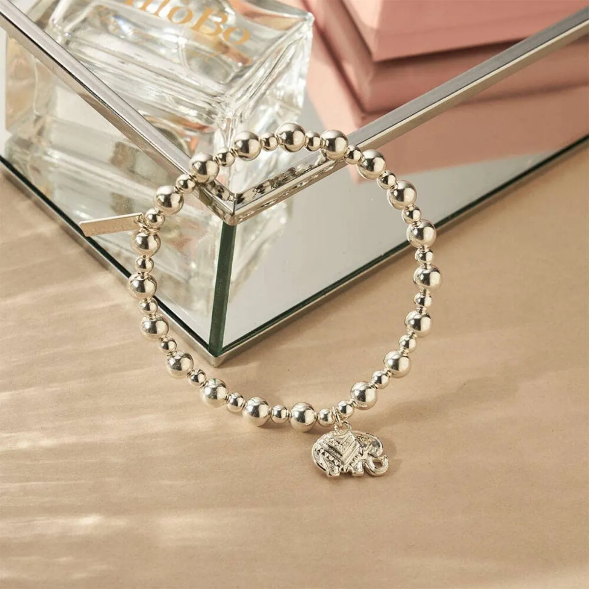 ChloBo Mini Small Ball Elephant Bracelet