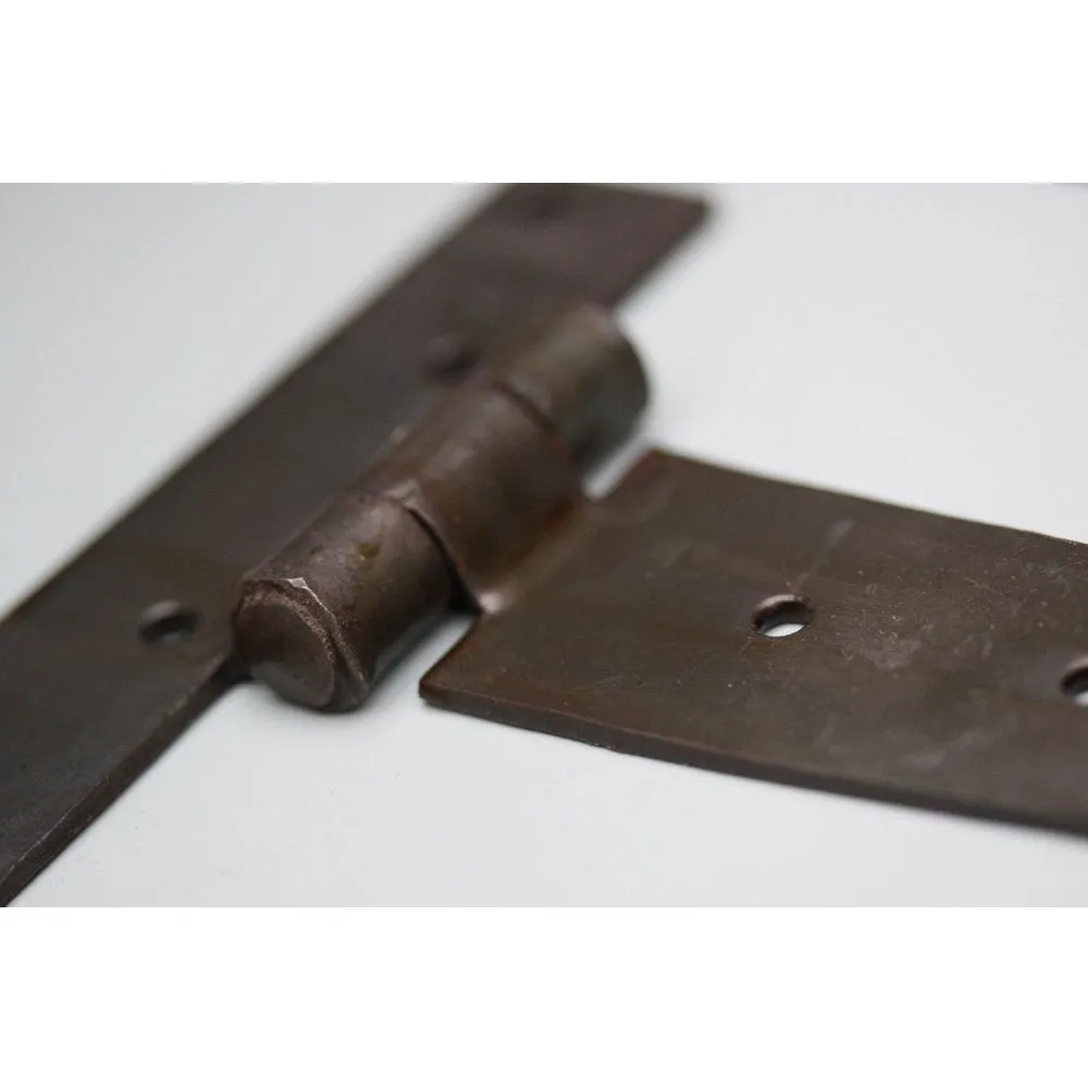 Forged Black Beeswax T Hinges - Pair