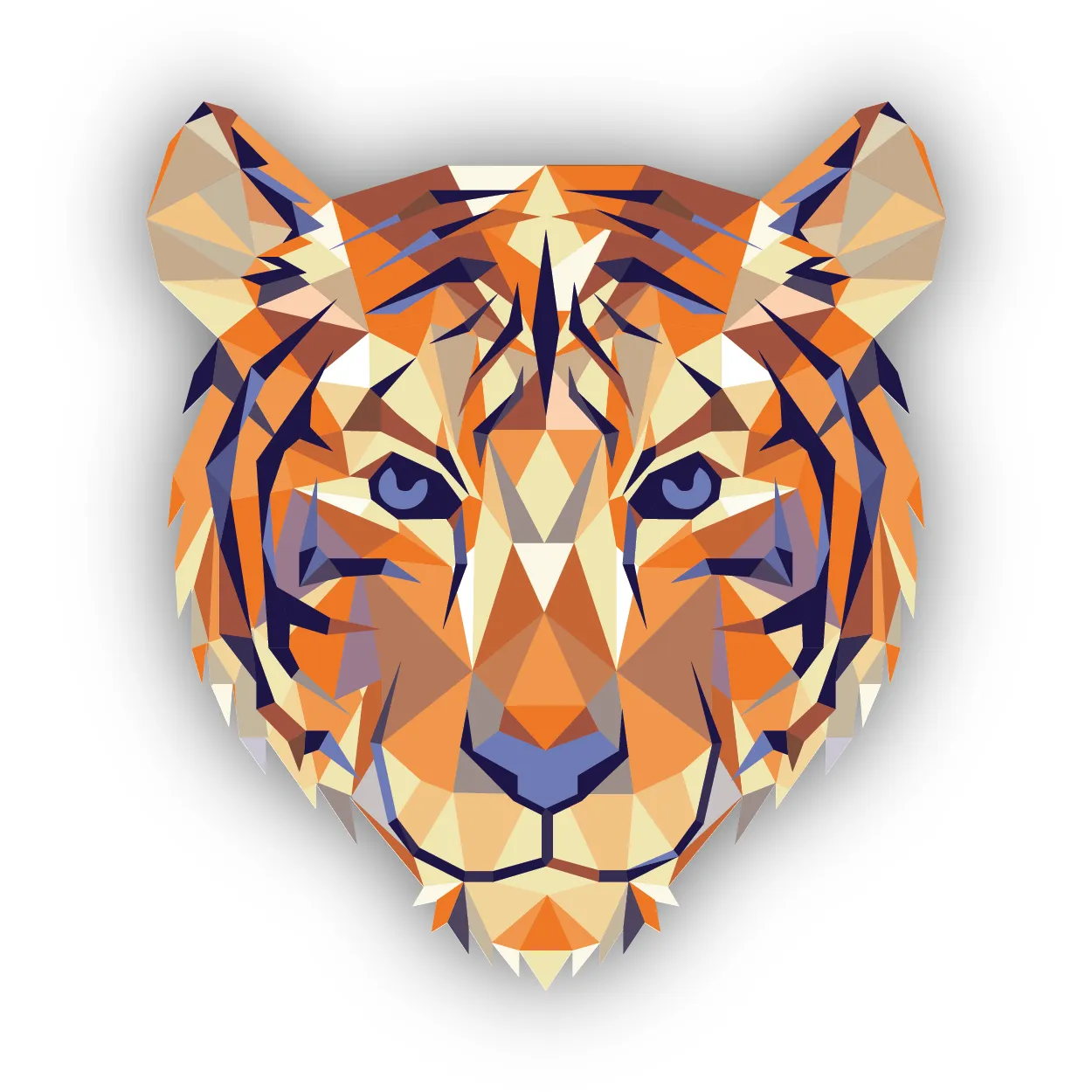 Geo Tiger Decal