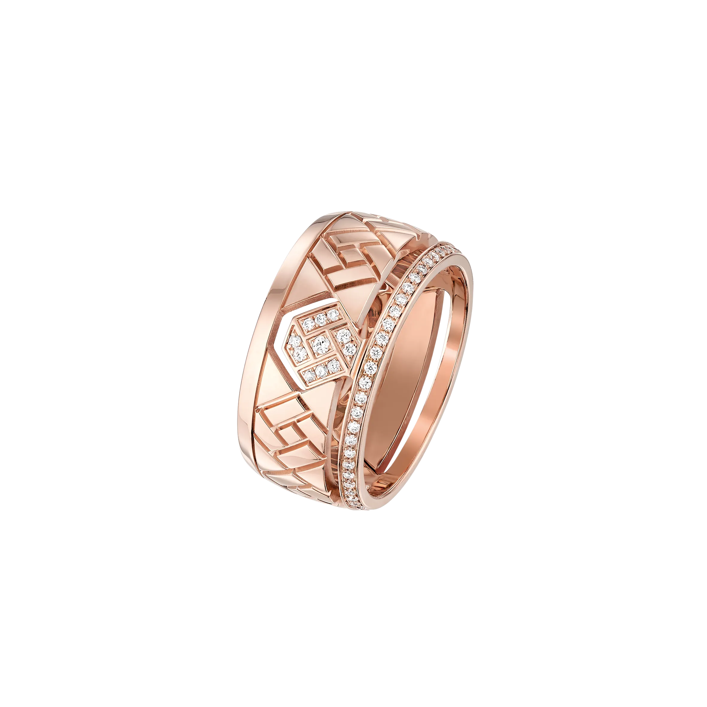 Grafik - White Gold and Diamond Ring Small Model