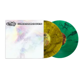 Grassroots Yellow and Green with Black Swirls Limited Edition 2LP