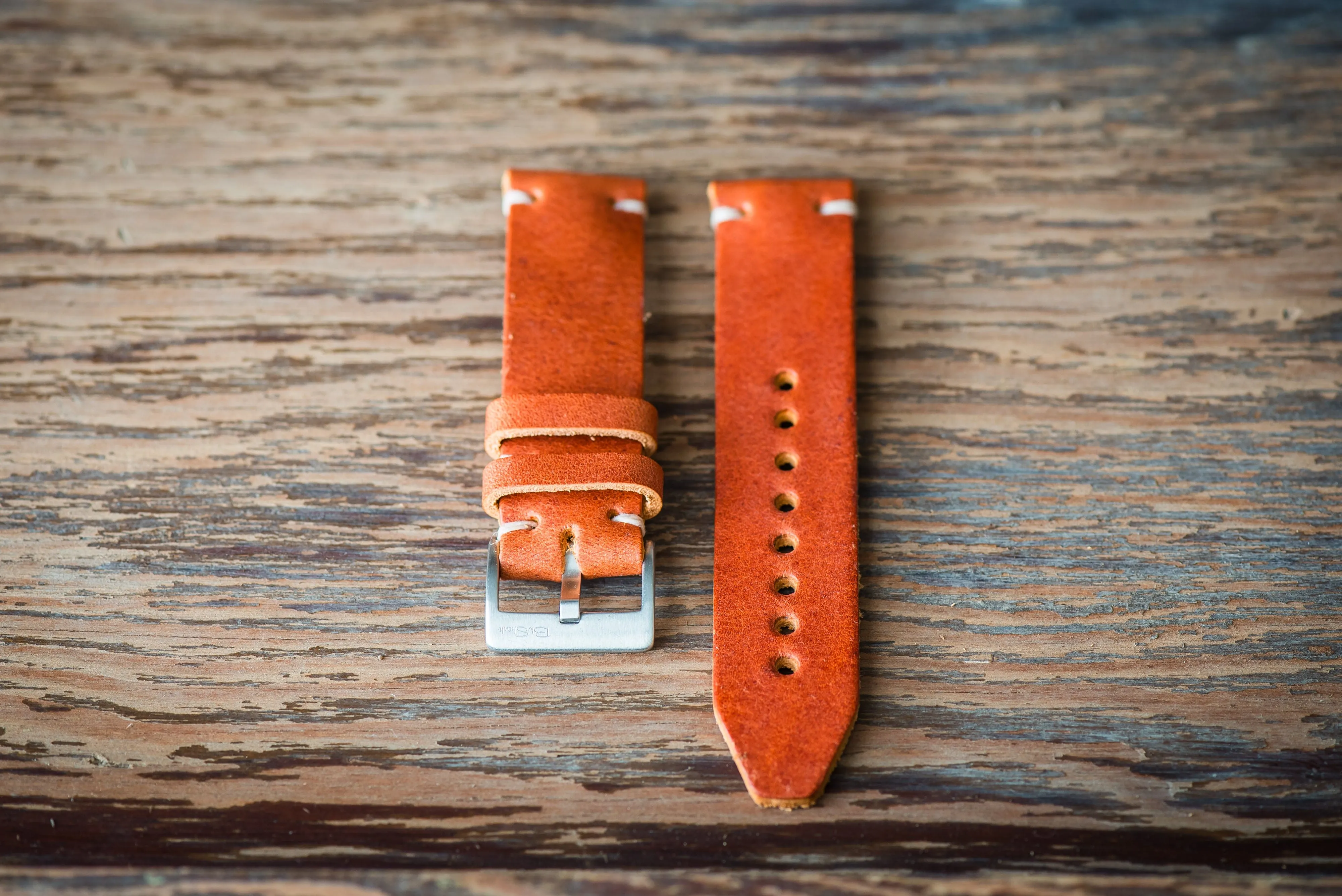 Horween Leather Watch Strap – Handmade in USA – Tan