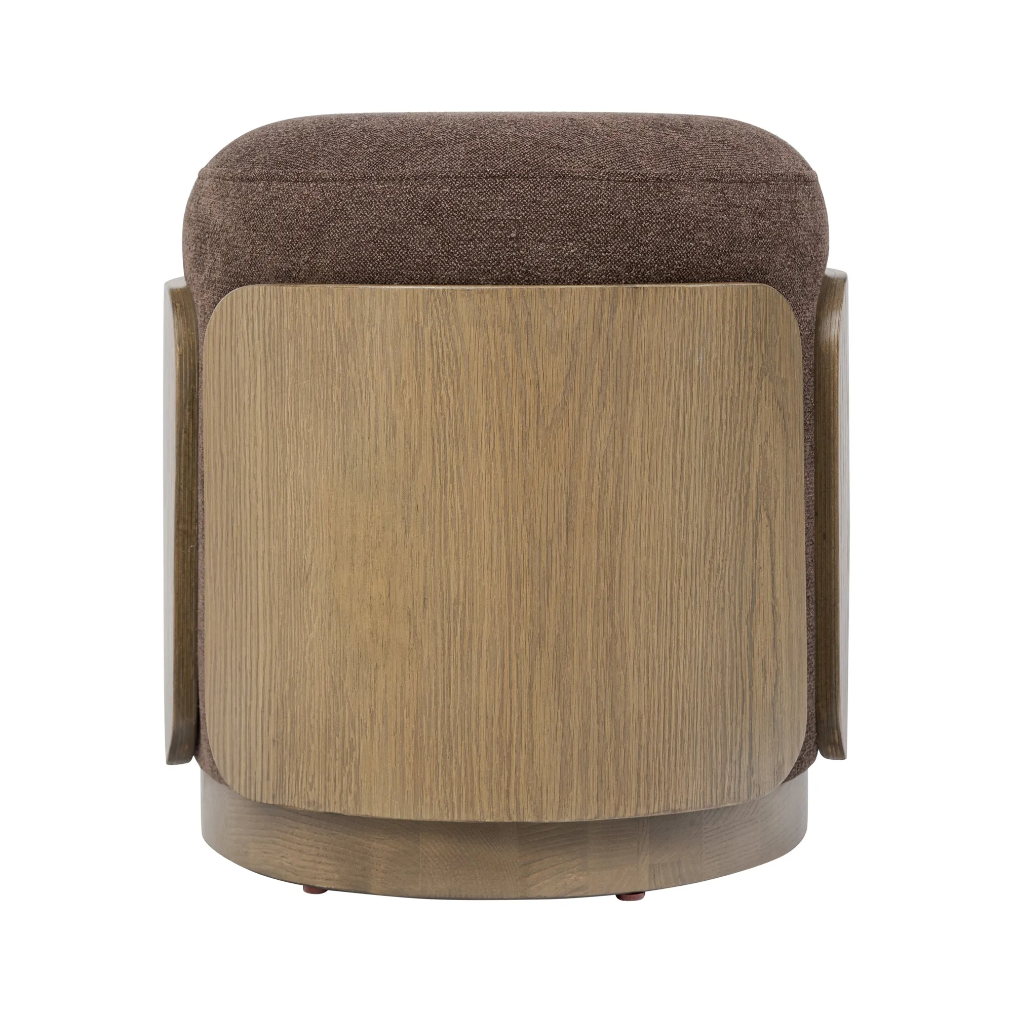 Hutton 513CH17C Ottoman - Harvest Oak/Chocolate