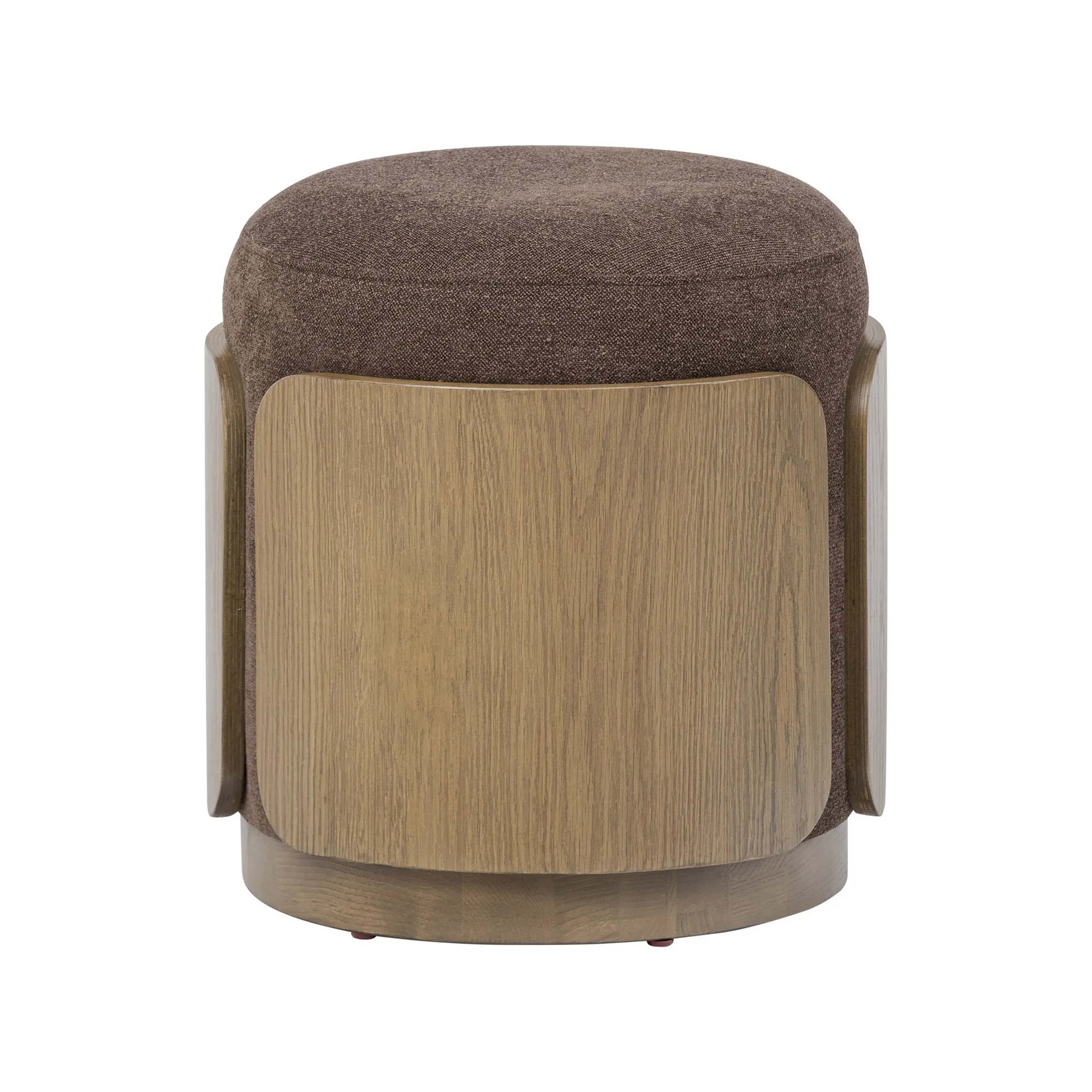 Hutton 513CH17C Ottoman - Harvest Oak/Chocolate