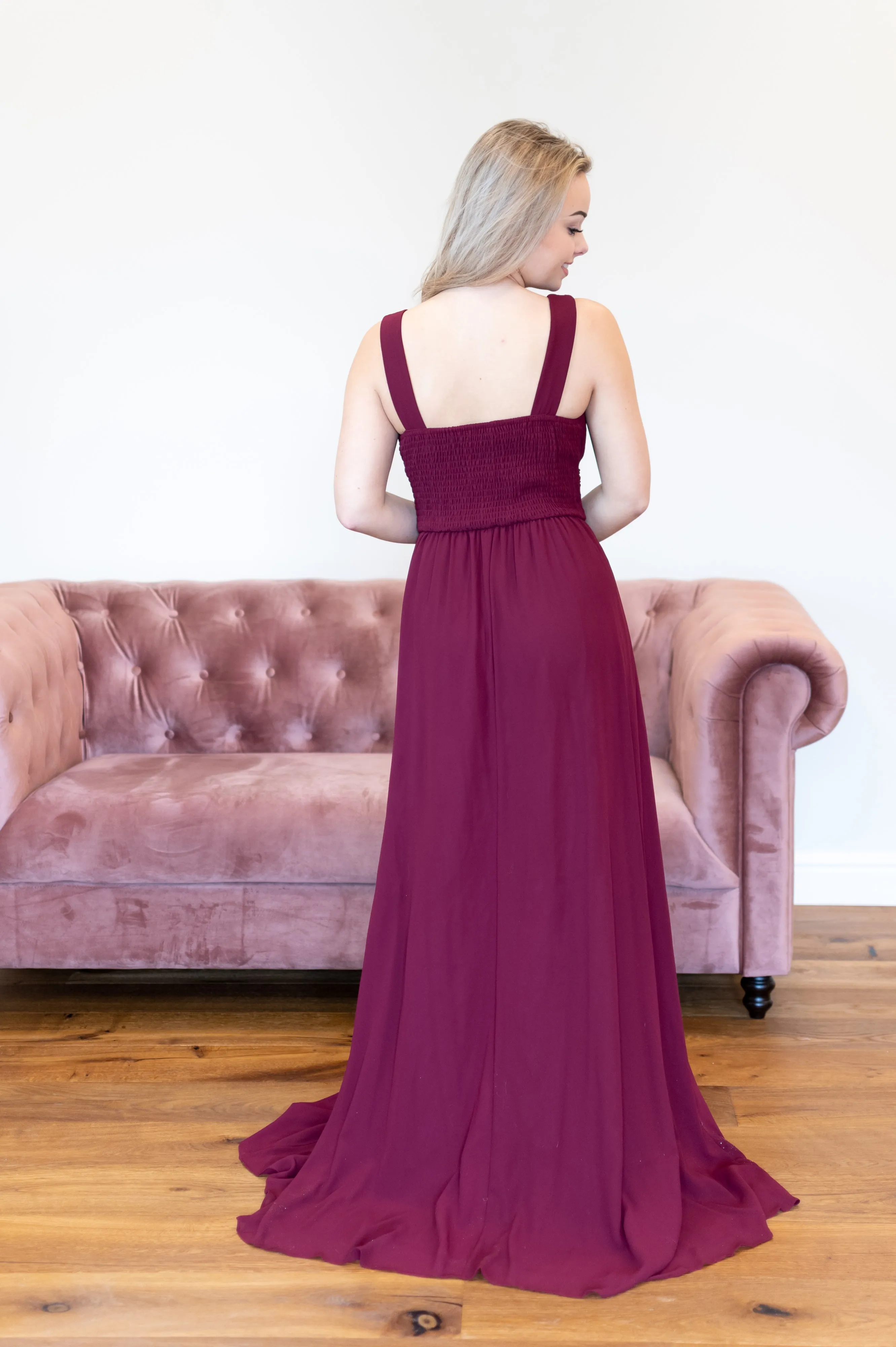 In Style Dress - Bordeaux