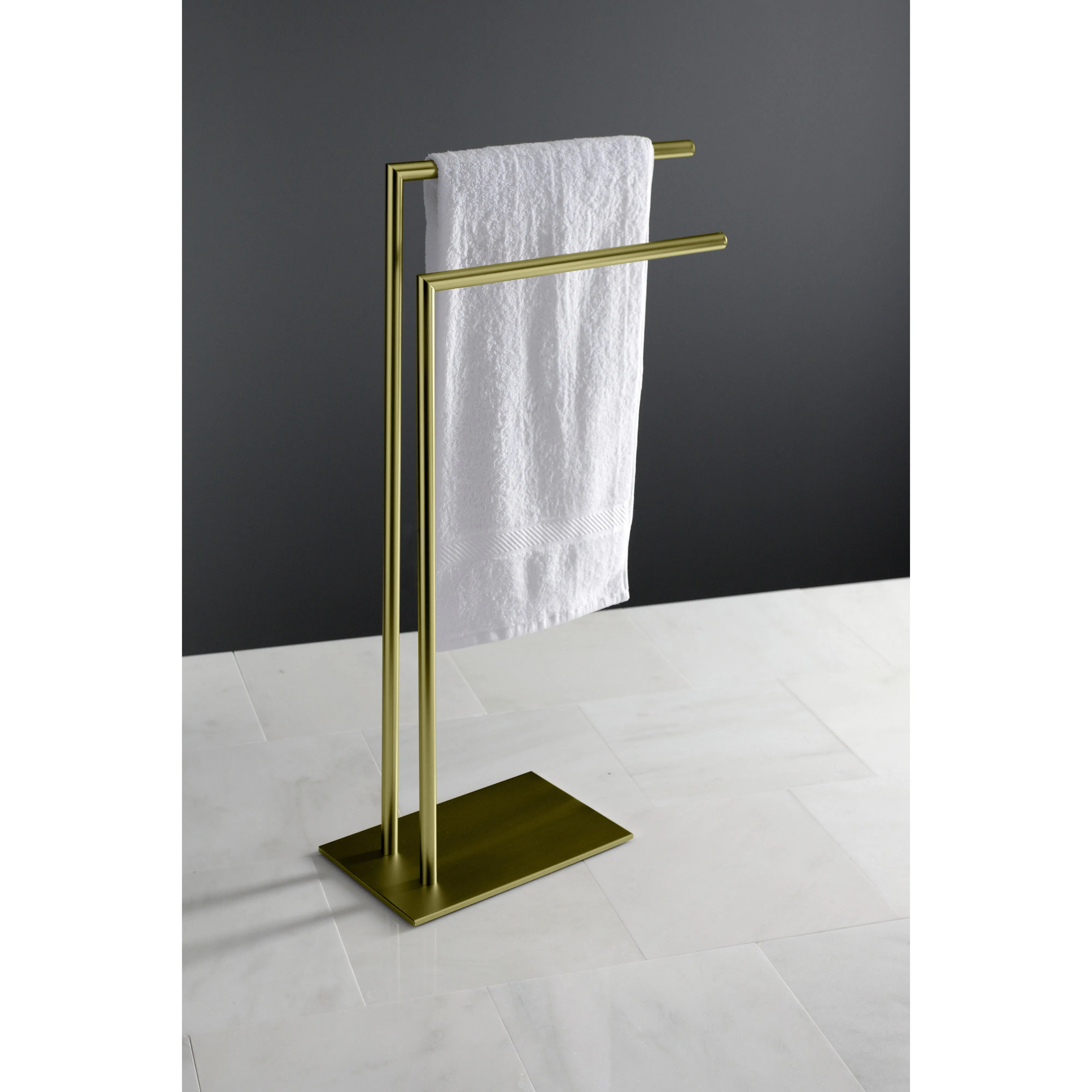 Kingston Brass Edenscape Pedestal Dual Towel Rack