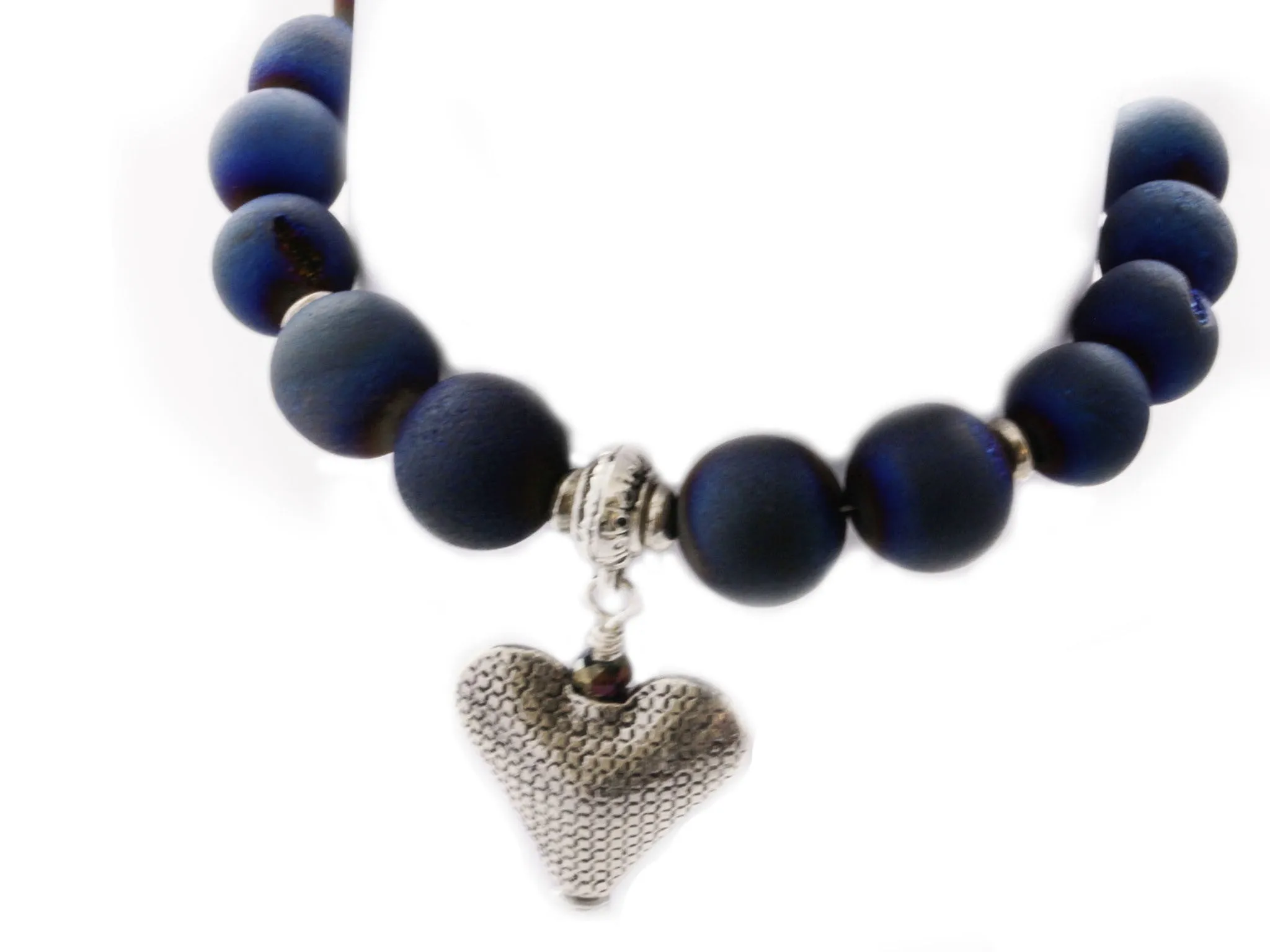 KTC-239 "Midnight Bliss" Gemstone Agate Bracelet