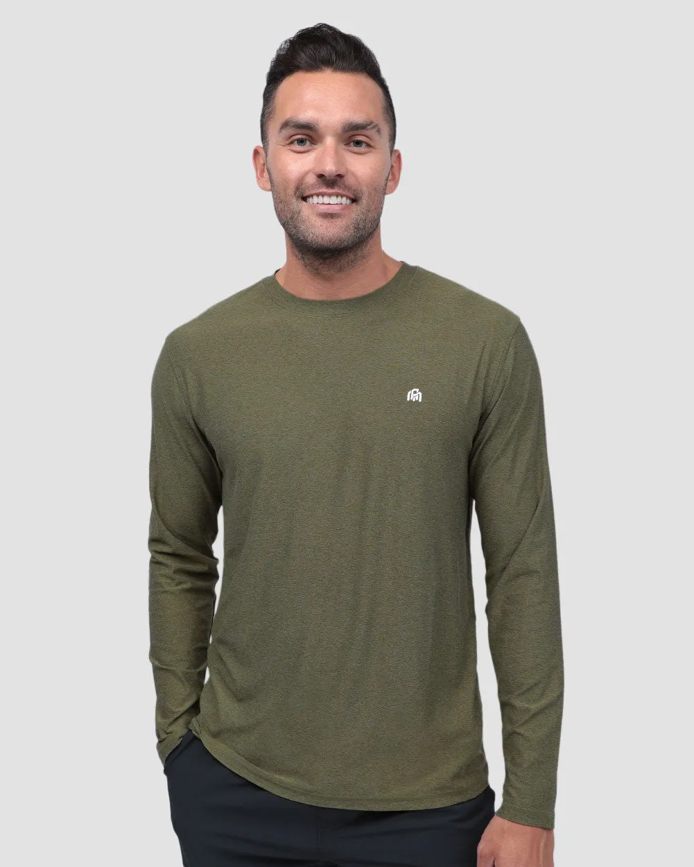 Long Sleeve Active Tee - Branded