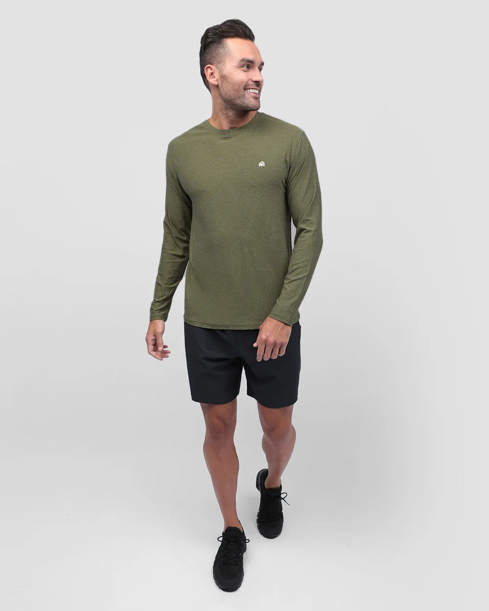 Long Sleeve Active Tee - Branded