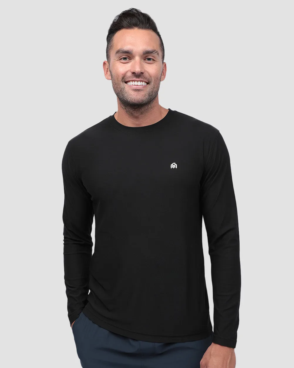 Long Sleeve Active Tee - Branded