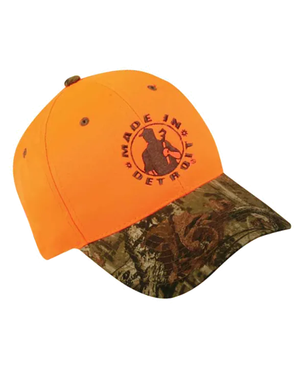 MID Orange Mossy Oak Hat