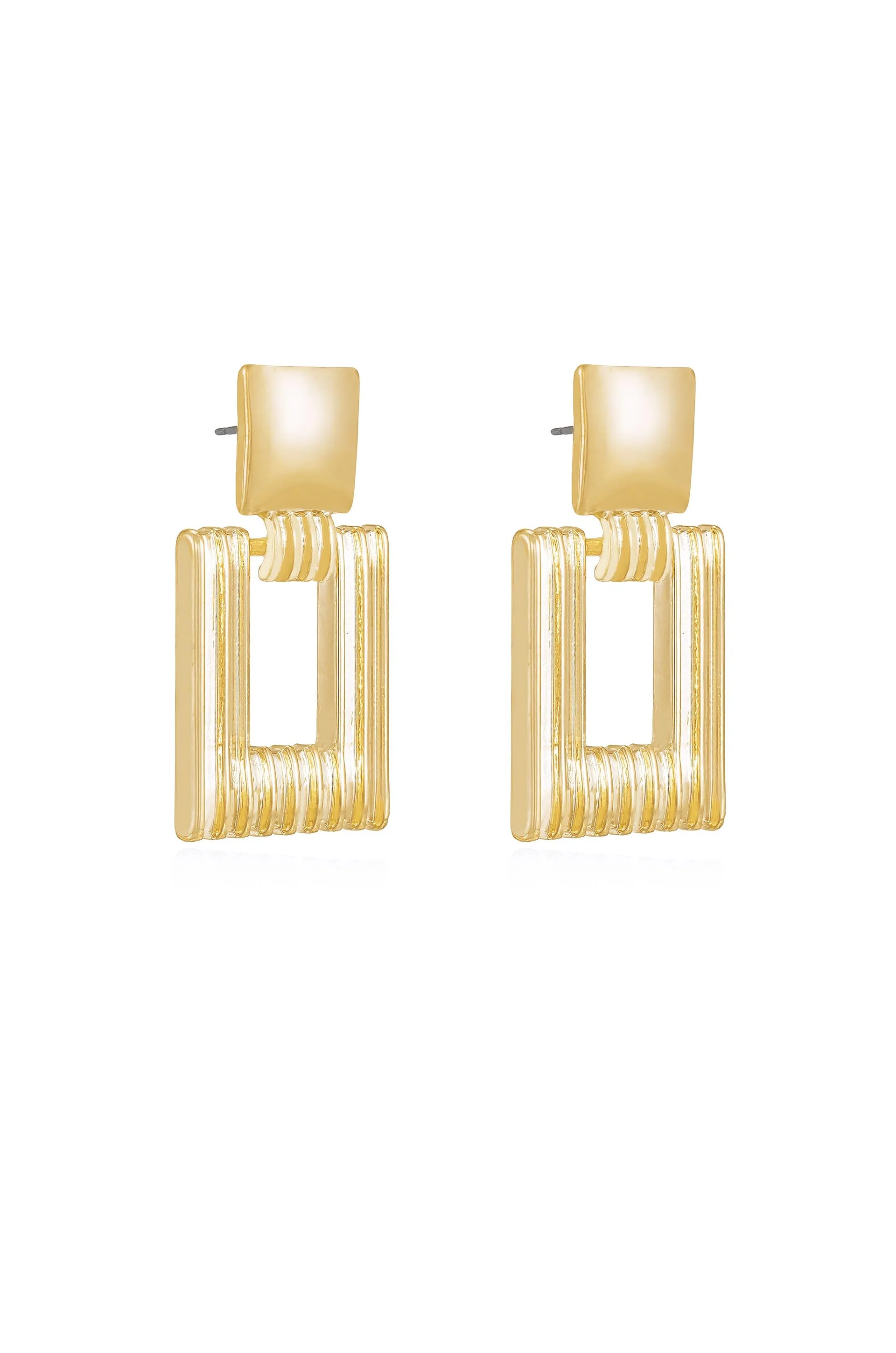 Moving Up Square Dangle Earrings