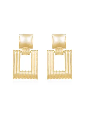 Moving Up Square Dangle Earrings