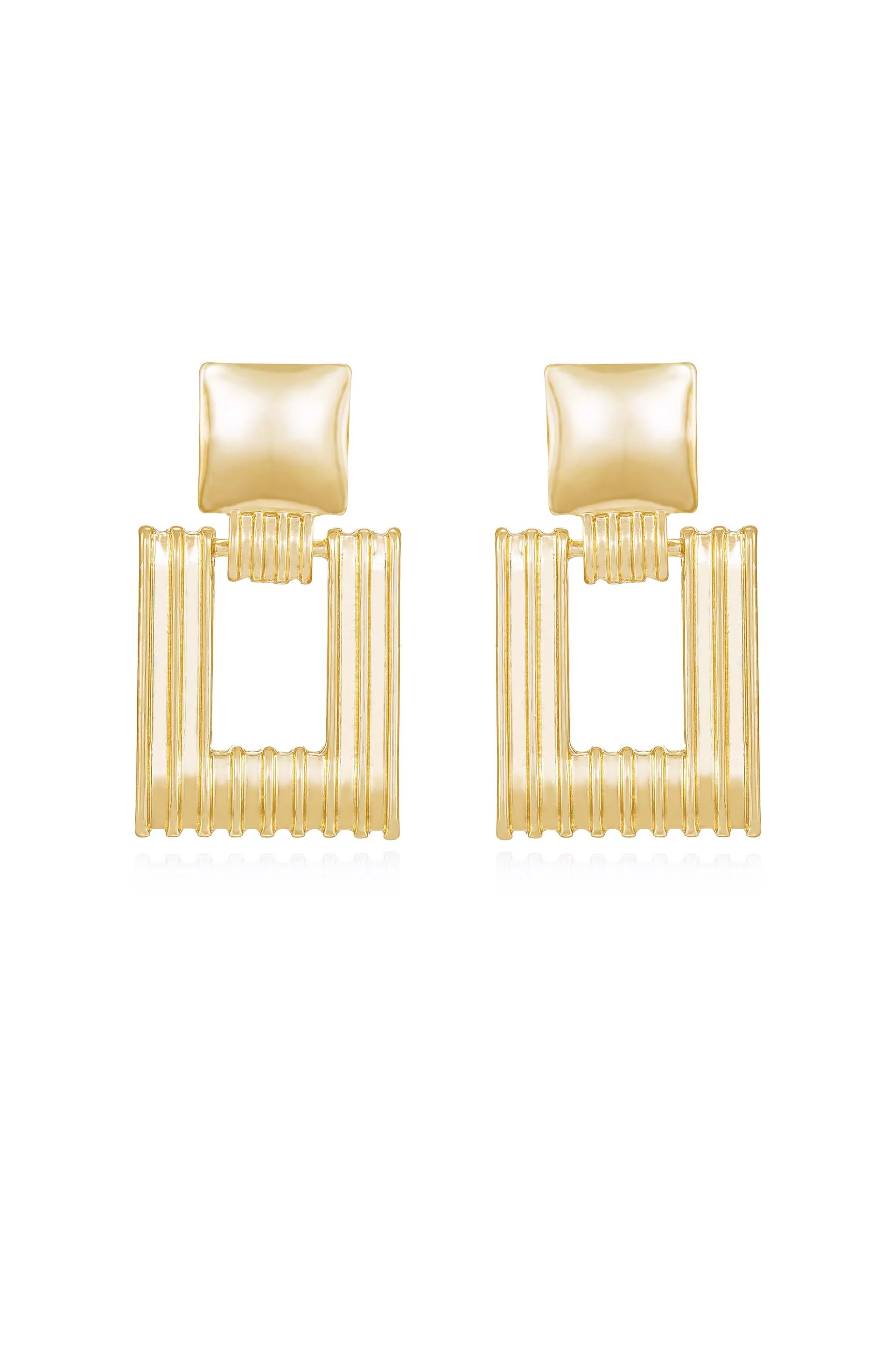 Moving Up Square Dangle Earrings