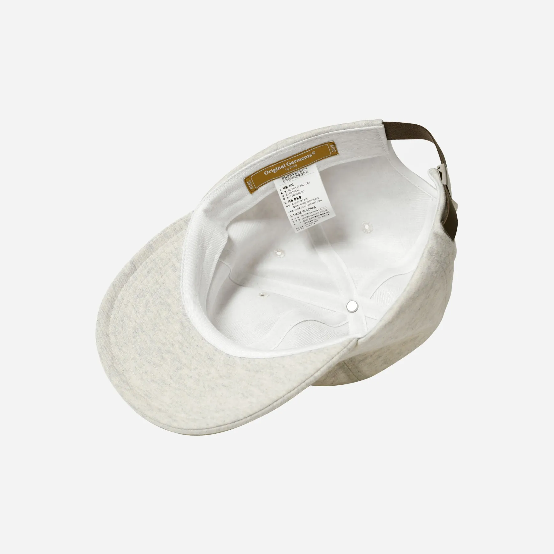 OG SWEAT BALL CAP - OATMEAL