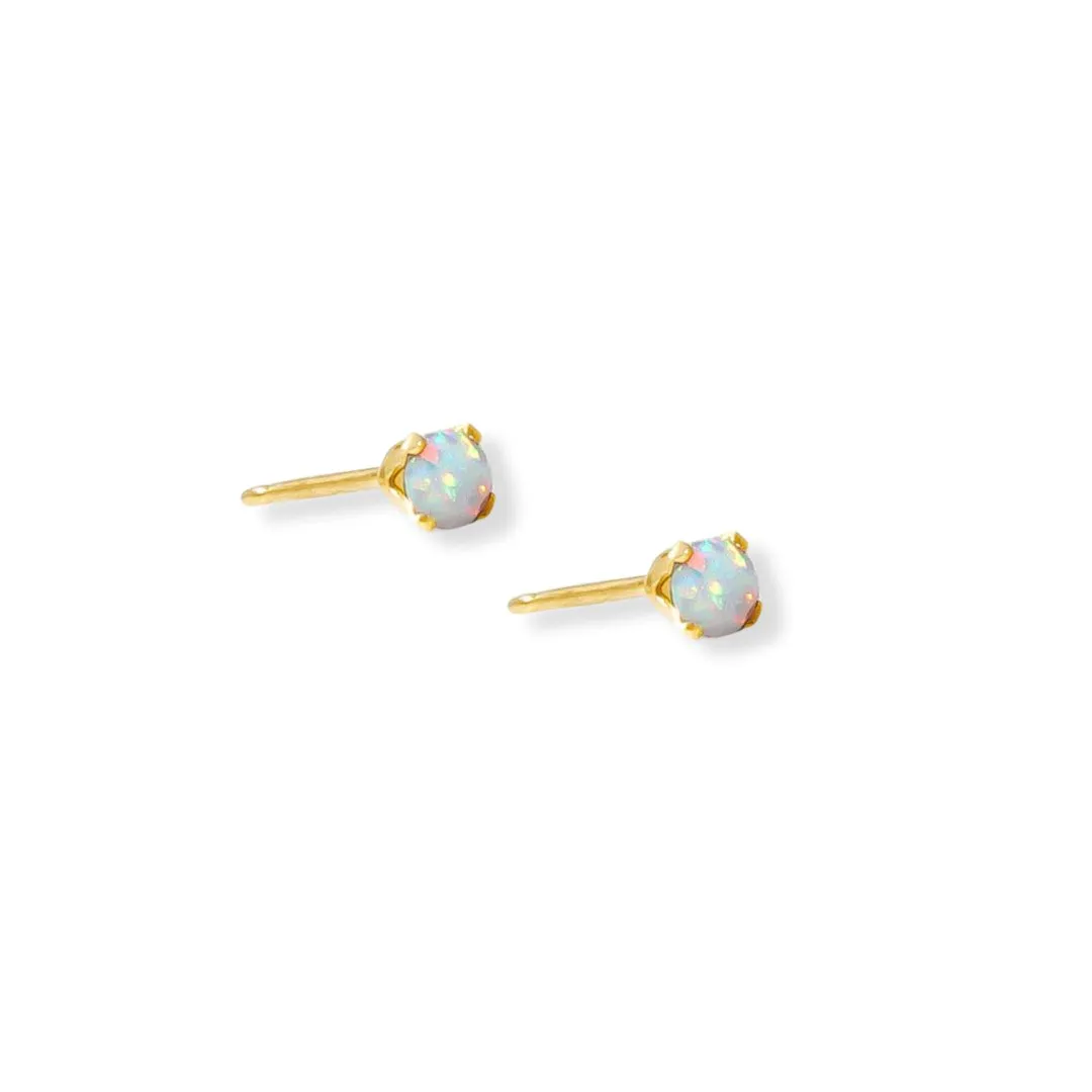 Opal Stud Earrings