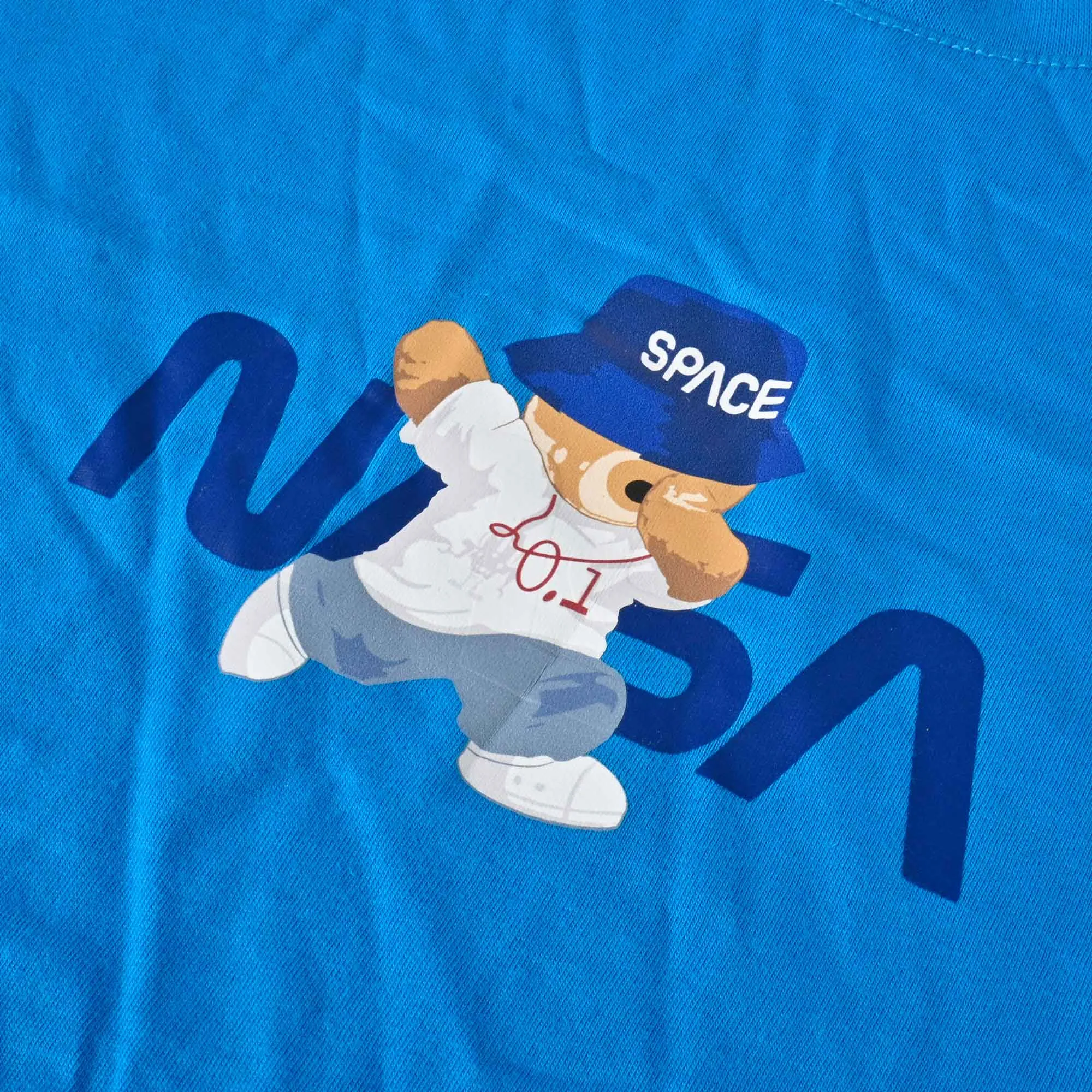 Polo Republica Boy's NASA Bear Printed Tee Shirt