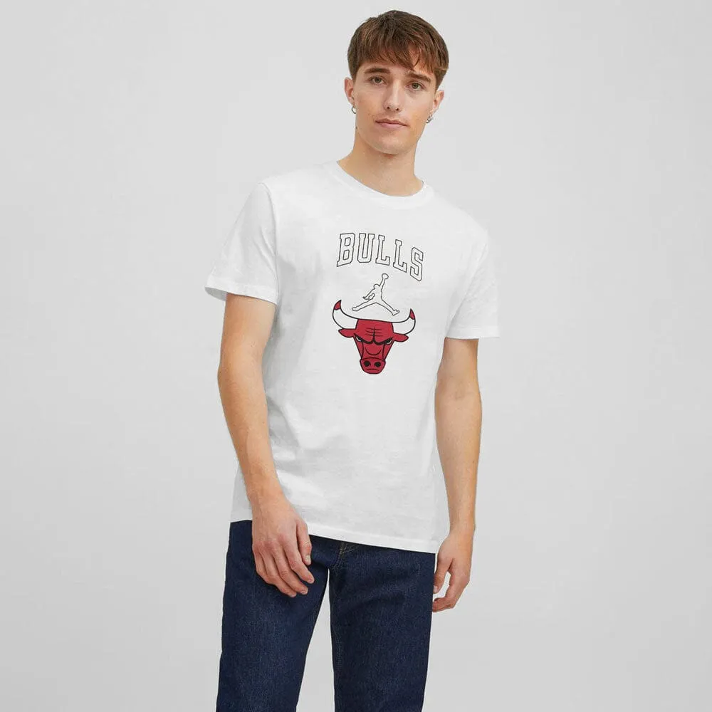 Polo Republica Men's Bulls Printed b  Crew Neck Tee Shirt