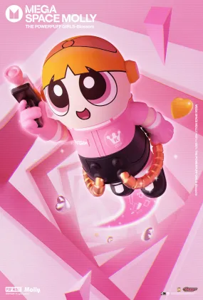 POP MART MEGA SPACE MOLLY 400% 100% THE POWERPUFF GIRLS-Blossom