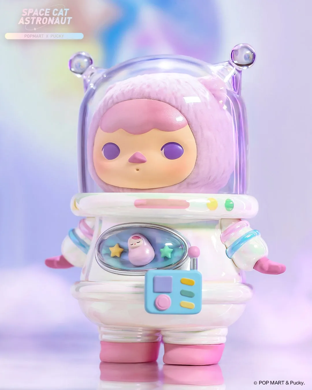 POP MART Pucky Space Cat Astronaut Big Figure