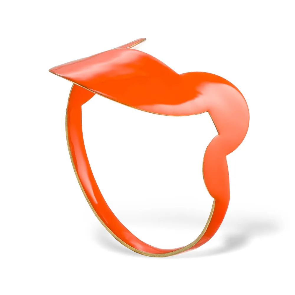 Proportions IΙ - bracelet with enamel - orange