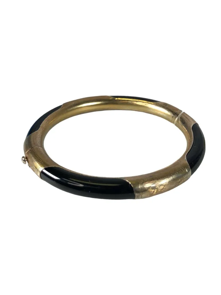 R 14K Stone Hinge Bangle