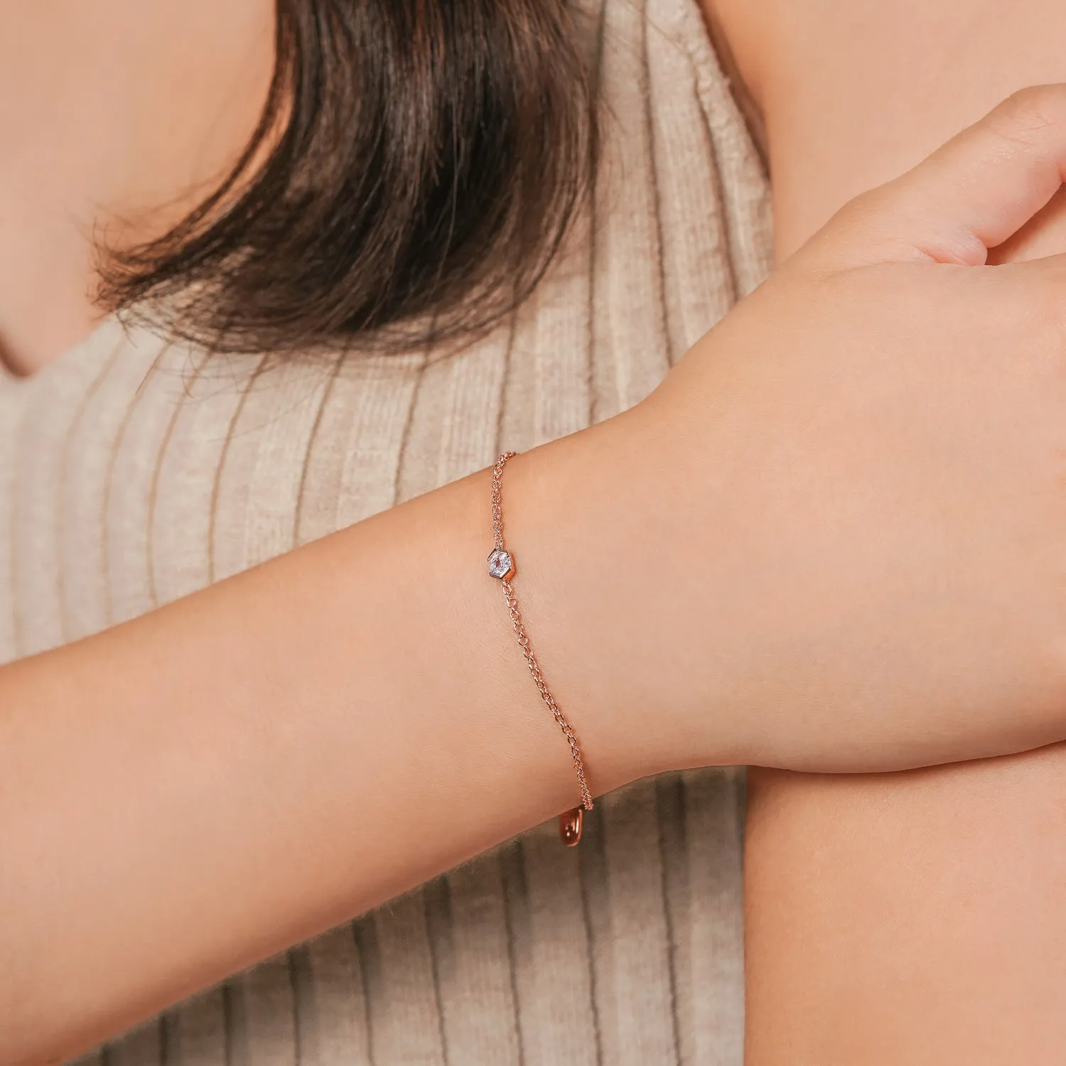 Rose Gold Clarene Bracelet